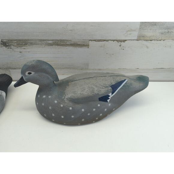 Greenhead Gear Duck Decoy Lot Of 3 Ringneck Drake Mallard Hen Wood Duck Hen - Picture 3 of 9